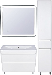 Style Line Тумба с раковиной напольная Атлантика 100, Люкс антискрейч, PLUS – фотография-14